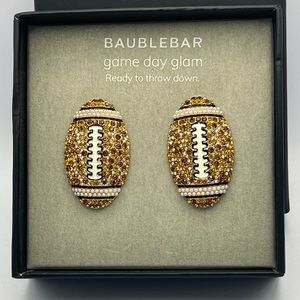 BaubleBar Football Game Day Post Rhinestone Earrings